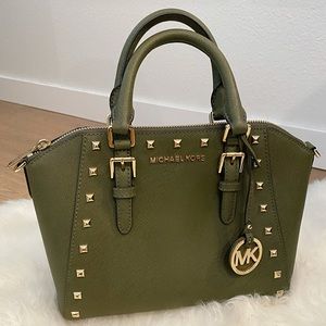 Studded Michael Kors Purse w/ crossbody strap